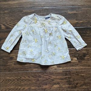Baby Gap Floral Blouse